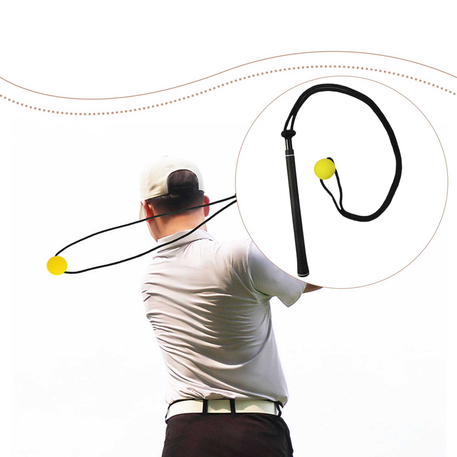 อุปกรณ์ฝึกซ้อมวงสวิงกอล์ฟ เชือ - Golf Equipment For Beginners บทวิจารณ์และราคา