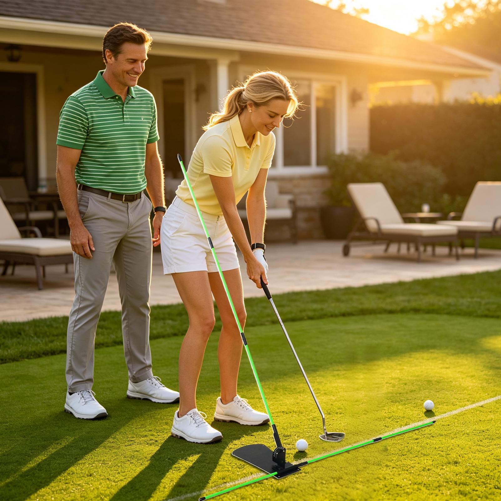 อุปกรณ์ฝึกการจัดแนววงสวิงกอล์ฟ - Golf Equipment For Beginners บทวิจารณ์และราคา